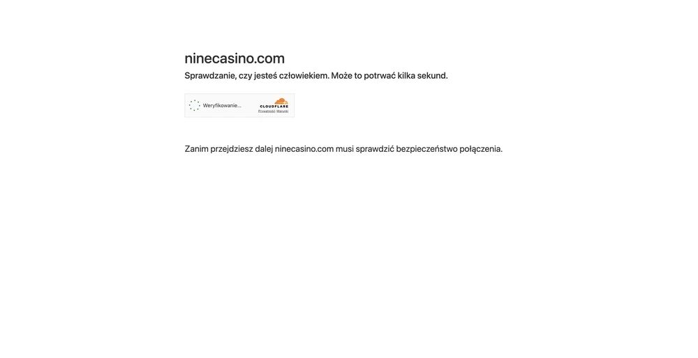 Nine Casino desktop screenshot