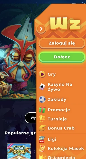 Wazamba mobile screenshot